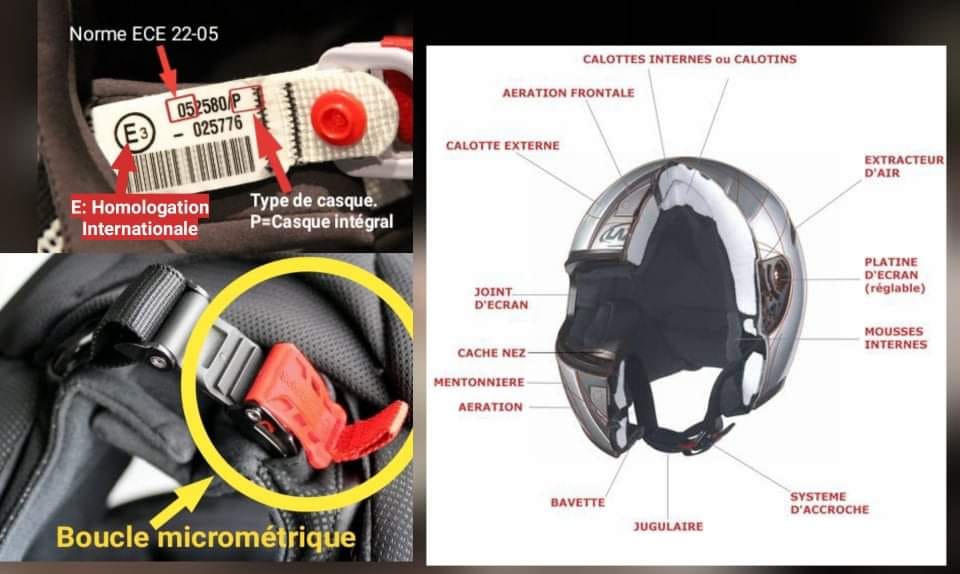 Casque avec protection nasale (21650)