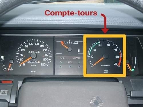 Le Compte-tour Voiture: A Quoi ça Sert? (Conduite en Ligne sur ) 