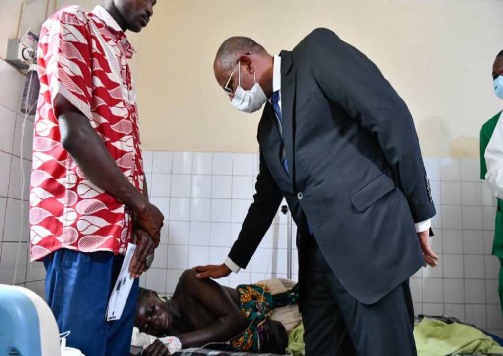 Accident à Ferkessédougou / Le Premier Ministre exprime la compassion du Chef de l'État aux familles des victimes