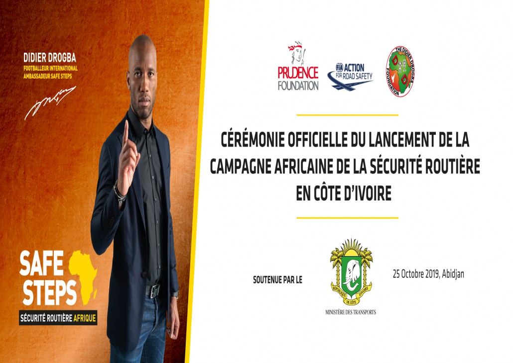 Sécurité routière / lancement d'une campagne africaine en côte d'ivoire ce vendredi 25 octobre 2019 au Sofitel hôtel Ivoire